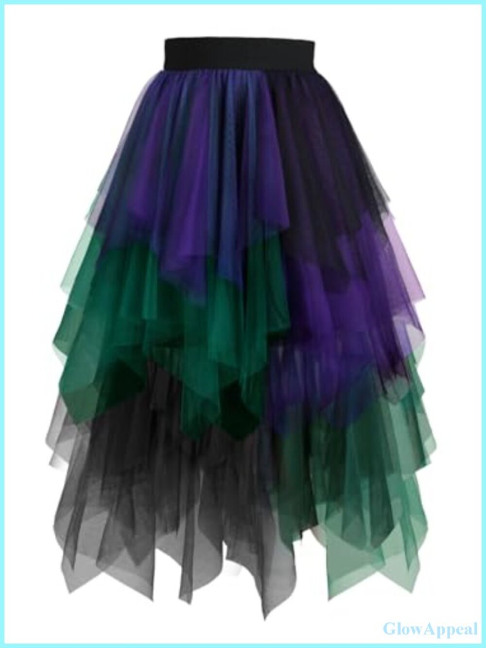 Tulle Skirt 100% Polyester Layered Midi A-Line Tutu Skirt